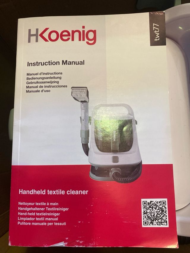Detergente per tessuti H.Koenig TWT77 650W