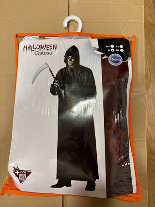 Disfraz Halloween Atosa Negro Talla xl