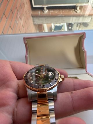 Reloj Jaguar Mujer Acero y Oro Rosa