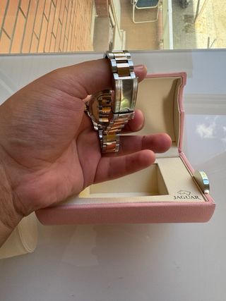 Reloj Jaguar Mujer Acero y Oro Rosa