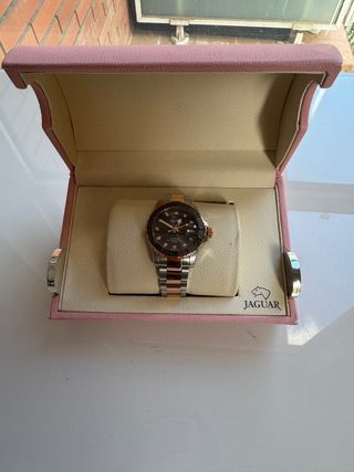 Reloj Jaguar Mujer Acero y Oro Rosa