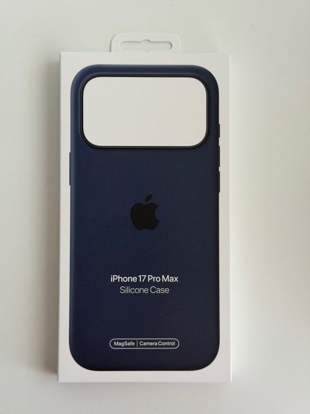 Funda Silicona Apple iPhone 17 Pro Max Azul