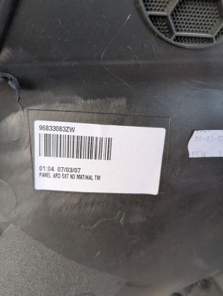 4 Paneles Citroen Picasso Exclusive 2008