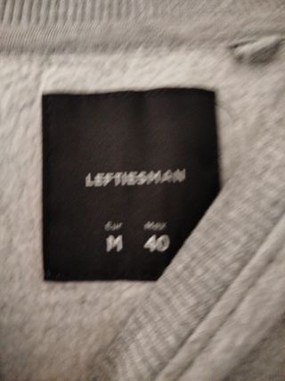 Sudadera gris Lefties hombre
