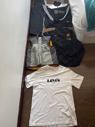 Lote Ropa Hombre Adidas, Nike, Levi's Talla M