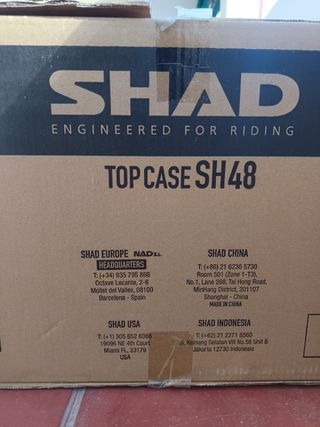 Baúl moto SHAD S48 sin estrenar