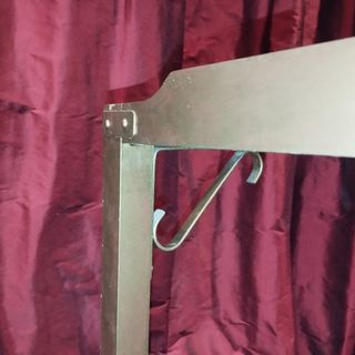 Mesita camarera 2 alturas con cristal ahumado