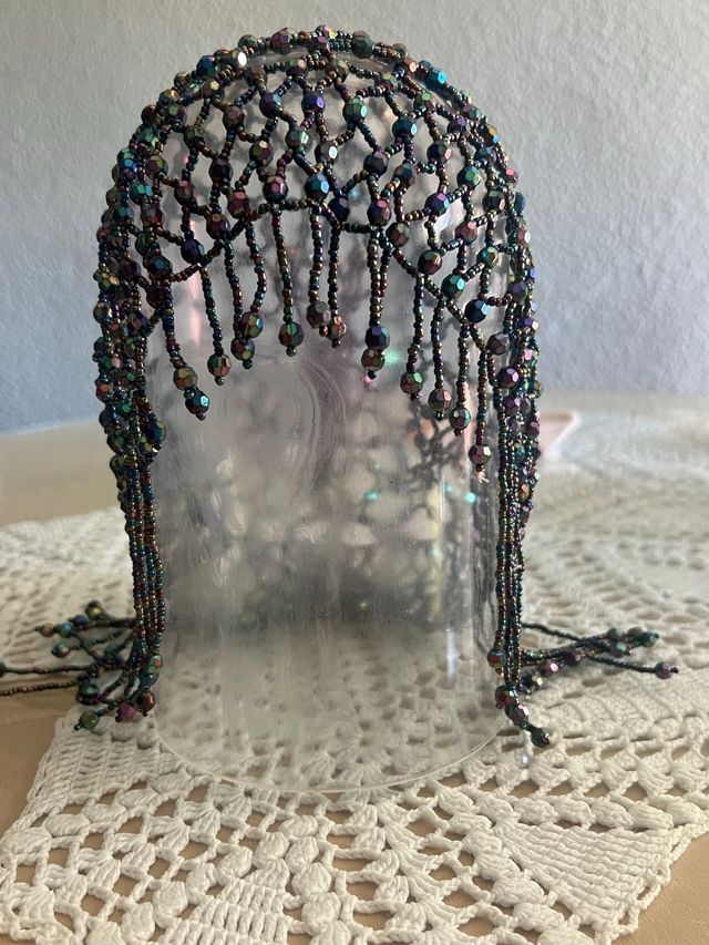 Gorro abalorios danza del vientre