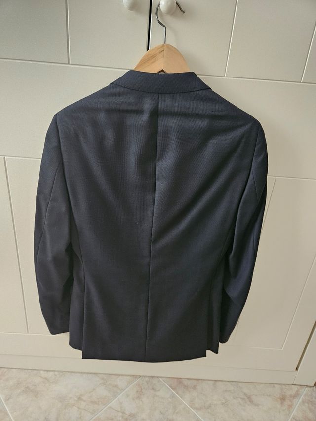 Blazer Traje Negro Talla 44 Slim Fit