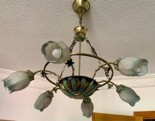 Lámpara de techo estilo Art Nouveau