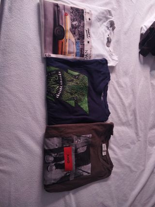 Lote 3 Camisetas Talla 9-10 Años