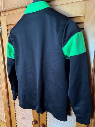 Sudadera Joma Verde y Negra Talla XS