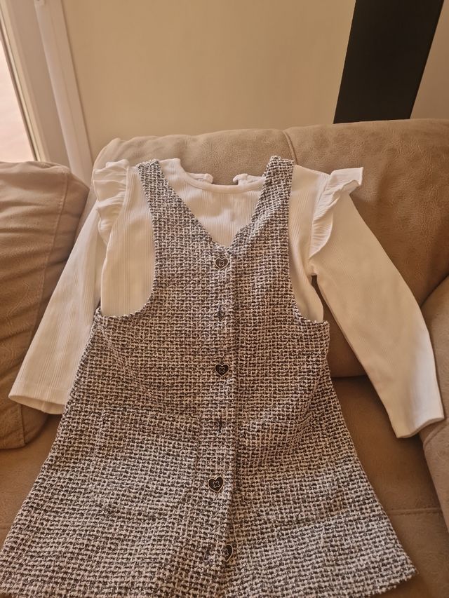 Conjunto pichi y camiseta niña