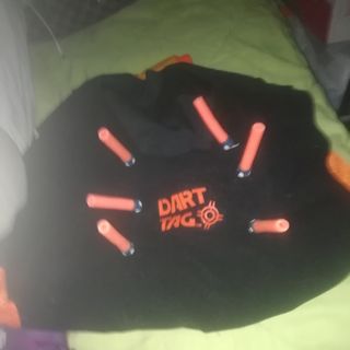 Chalecos y pistola Nerf Dart Tag
