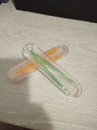 Pinzas lentillas (unidad) puntas de silicona 