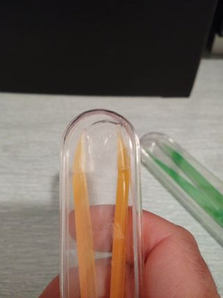 Pinzas lentillas (unidad) puntas de silicona 