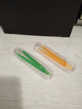 Pinzas lentillas (unidad) puntas de silicona 