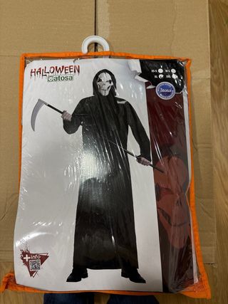Disfraz Halloween Atosa Negro Talla xl