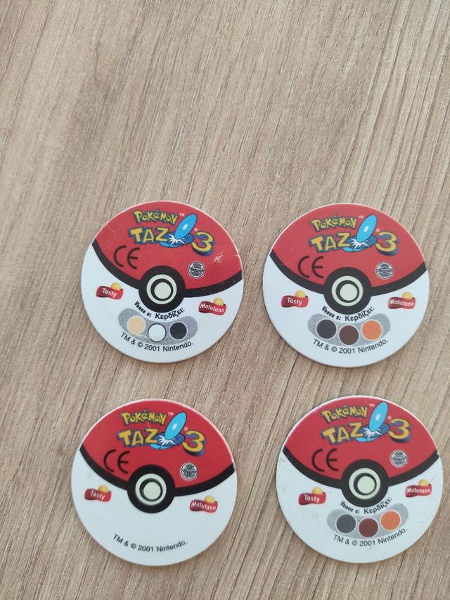 Tazos Pokémon 3 Holográficos