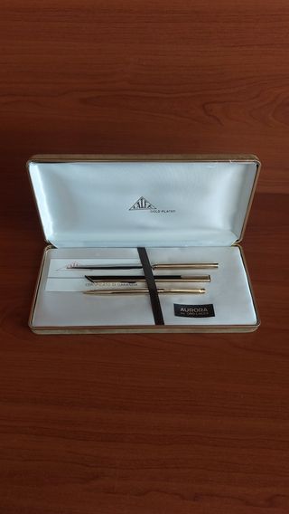 Lalex Set 2 Penne e Tagliacarte Oro