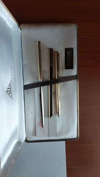 Lalex Set 2 Penne e Tagliacarte Oro