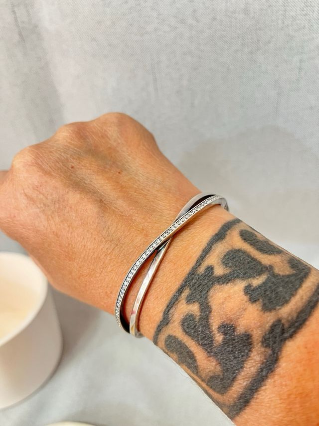 Pulsera y Pendientes Pandora Plata Perlas