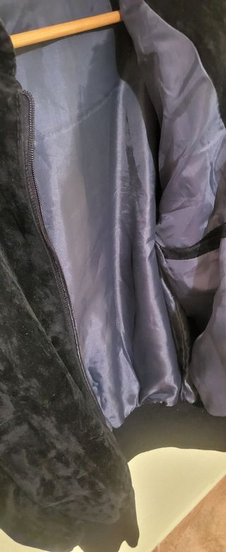 Chaqueta Bomber Negra Unisex