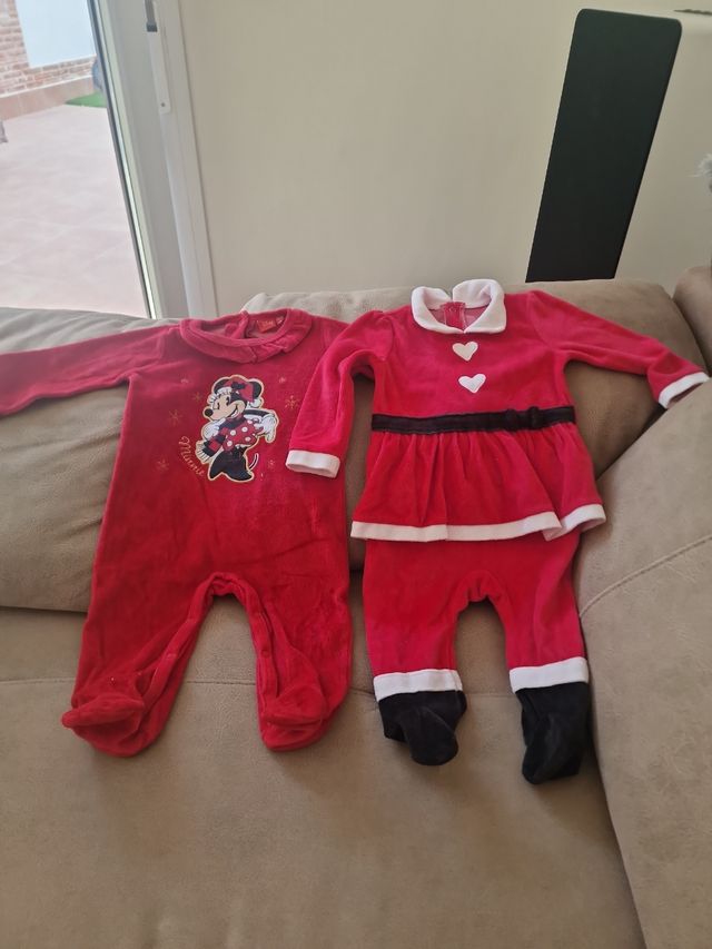 Lote 2 pijamas navideños bebé