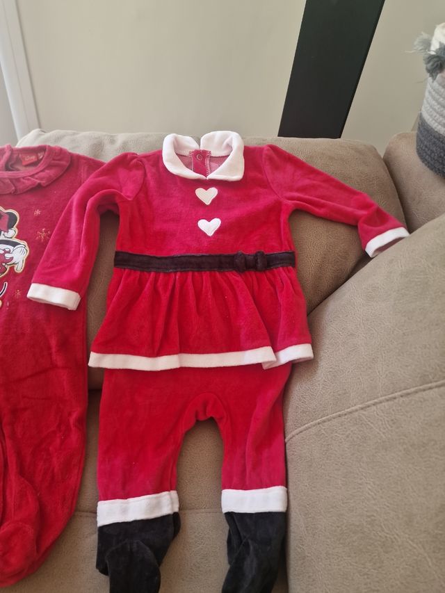 Lote 2 pijamas navideños bebé