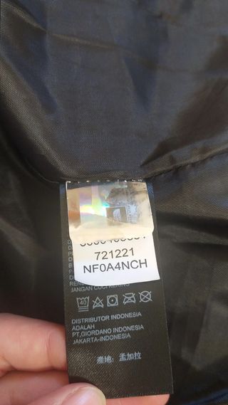 Chaqueta The North Face Negra Talla XXL