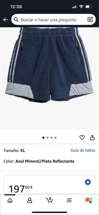 Adidas x Blondey Pantalones Cortos Sherpa
