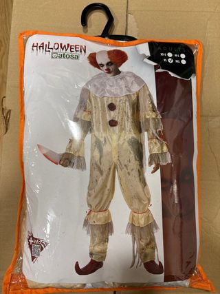 Disfraz Halloween Payaso Atosa Talla xl