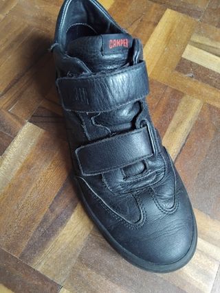 Botas de piel negros Camper