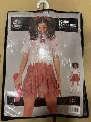 Disfraz Zombie Schoolgirl Talla S
