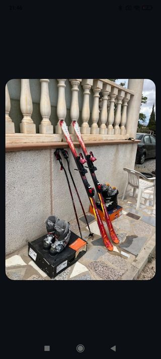 Pack Esquí Salomon con Botas y Bastones