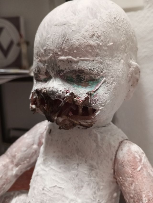 Halloween. Muñeco terrorífico. Coleccionismo.