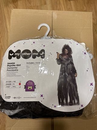 Disfraz Insane Psycho Girl
dos talla S y uno xs
