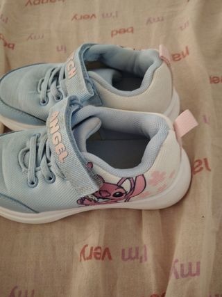 Tenis niña Stitch y Ángel Talla 27/28