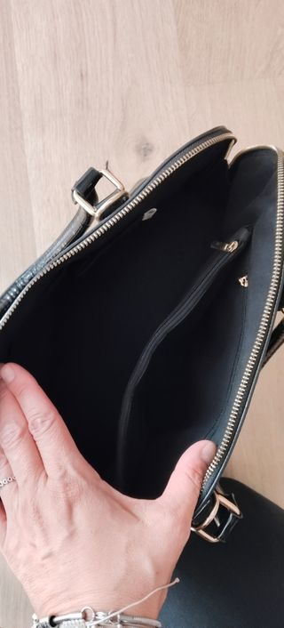 Bolso negro charol