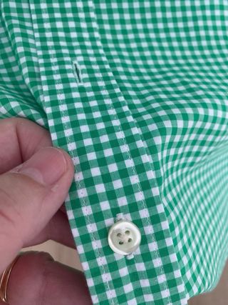 Camisa cuadros niño Ralph Lauren verde