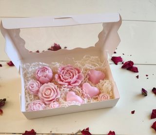 REGALO FLORES DE JABÓN ARTESANAL