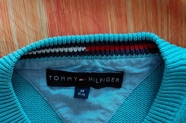 Jersey Tommy Hilfiger Talla M Agua Marina