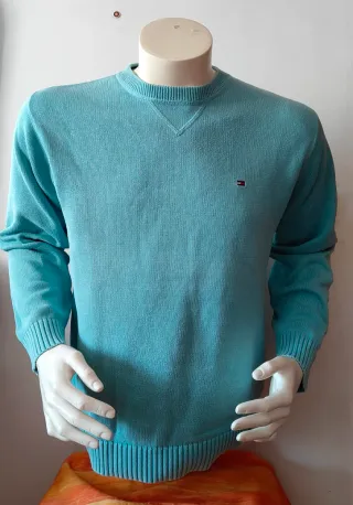 Jersey Tommy Hilfiger Talla M Agua Marina