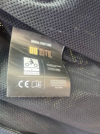 Chaqueta de cuero para moto