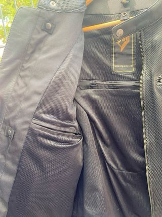 Chaqueta de cuero para moto