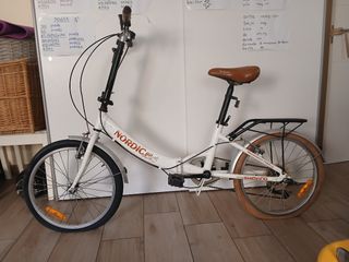 Bicicleta con remolque para 2 niños