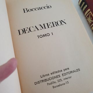DECAMERON I Y II LA ILIADA