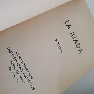 DECAMERON I Y II LA ILIADA