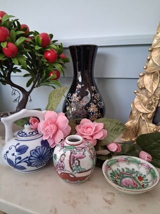 Lote figuras porcelana chinas