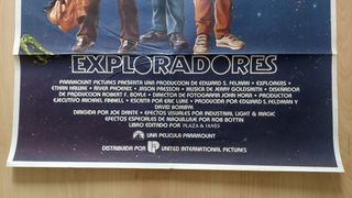 Cartel Original Exploradores (Joe Dante 1985)